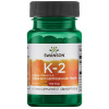 Swanson Highly Efficient Natural Vitamin K2 (Menaquinone-7 from Natto) 30 ks, gélové tablety, 100 mcg