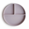 Mushie silikónový tanier s prísavkou - Soft Lilac