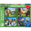 RAVENSBURGER Puzzle Minecraft 4x100 dielikov