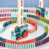 Deminas | Unikátny vláčik stavajúci domino – domino vláčik