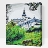 Vymalujsisam.sk Maľovanie podľa čísiel - Hrad a zámok Frýdlant 2 Veľkosť: 30x40cm, Rám: Na kartónovej doske