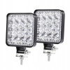 2KS 48W PRACOVNÁ LAMPA HALOGÉNOVÁ, 16 LED, TENKÉ CÚVACIE SVETLO