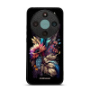 Lesklý kryt na mobil Honor Magic 8 Lite - Mobiwear Glossy G011G, kytice s pírkem (Prémiové lesklé pouzdro, obal, kryt Mobiwear Glossy na mobil Honor Magic 8 Lite 5G s motivem)