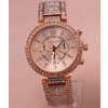 Dámske vykladané hodinky Luxury - zlaté Rose Gold