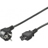 PremiumCord Kabel síťový 230V k notebooku 3m, trojlístek 