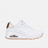 Skechers Dámske bielo-zlaté tenisky Skechers UNO - Golden Air