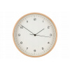 NÁSTENNÉ HODINY OKRÚHLE Z PREGLEJKY, MDF HODINY NA STENU Ø 31 cm