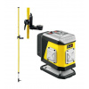 Nivel system Rovinný laser CL1R s červeným lúčom sety, rôzne varianty Rôzne varianty: Krížový laser + Rozperná tyč LP-36