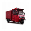 Pracovná trojkolka Rikša Cargo E-RL150D (72V, 80Ah - 2200W) - elektrická nákladná trojkolka Červená