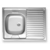Novaservis Drez 60x80 cm DR60/80 Novaservis, celoplošný s odkvapom, pravý, nerez