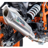 GPR Koncovka výfuku Slip-on GPR GP-REVO HU.59.5.GPRTIT Brushed Titanium including removable db killer and link pipe