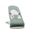 Babybjorn lehátko Balance SOFT Woven/Jersey, Light Sage/grey světlá konstrukce