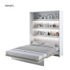Dig-net nábytok Sklápacia posteľ Lenart BED CONCEPT BC-12p biely lesk | 160 x 200 cm