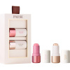 Paese Giftset Paese Butter Blend Blush Stick 01 Peony lícenka v tyčinke 6 g + Paese Butter Blend Glow Stick 01 Fresco rozjasňovač na oči a tvár v tyčinke 6 g