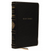 KJV, Personal Size Reference Bible, Sovereign Collection, Genuine Leather, Black, Red Letter, Thumb Indexed, Comfort Print