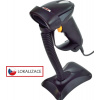 CCD čítačka Virtuos HT-310A, dlhý dosah, USB (klávesnica/RS-232 emulácia), stojan, čierna EH02G0010