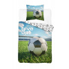 DETEXPOL Obliečky Futbal Never give up Bavlna, 140/200, 70/80 cm