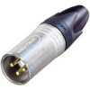 Neutrik NC3MXX-EMC XLR konektor zástrčka, rovná Pólov: 3 strieborná 1 ks; NC3MXX-EMC
