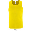 SOL'S | Sporty TT Men, Pánske šport. tielko, žltá neon, M