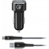 Cellularline Tetra Force autonabíjačka s USB-C káblom, 18W, čierna TETRCBRHUKITQCTYCK