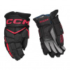 CCM Rukavice CCM Jetspeed FT8 JR, čierna-červená, Junior, 12