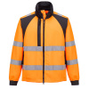 PORTWEST WX2 ECO HI-VIS CD861 / Reflexná pracovná ECO bunda - HV oranžová/čierna XXL