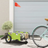 zahrada-XL Príves na bicykel, zelený, oxfordská látka, železo 94186