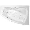 Arttec ARTTEC THALEILA LUXUS 160 x 105 pravá rohová hydromasážna akrylátová vaňa Biela PAN04384