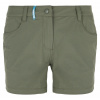 Dámske ľahké outdoorové šortky Kilpi Bree-W Khaki S