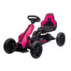 Detská šliapacia motokára Go-kart Baby Mix Speedster modrá Ružová