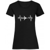 EKG lietadlo - Čierna , Dámske , XL