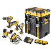 KOMBO SADA 18V 3x5,0Ah (DCD796+DCF887+DCS335+DCS570+DCL050) Tstak I+VI DEWALT