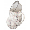 Porcelánový hrnček so sitkom Magnolia Blue & Pink – 350 ml, v ružovej aj modrej farbe Farba: Magnolia Pink