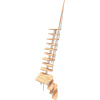 Minka STAIRS Lomené modulové schodisko Quatro Turn buk/biela, 298 cm