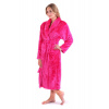 Vestis Malinový huňatý župan Lilly 21 20 3430 - XXL