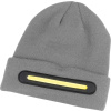 Čiapka Strend Pro beanie, 40x LED, šedá, akrylové vlákna, 750 mAh batéria