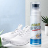 Čistič bílých bot s pěnovým kartáčem, bělicí prostředek, 100 ml
