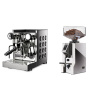 Rocket Espresso Appartamento TCA, black + Eureka Mignon Specialita Compatto, CR chrome