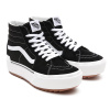 Vans Sk8-Hi Stacked suede/canvas black 40 21 /22 - Odosielame do 24 hodín