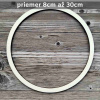 Drevený kruh na macramé - 16cm