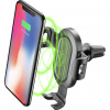 Univerzálny držiak do ventilácie s funkciou bezdrôtového nabíjania Cellularline Handy Wing, čierny