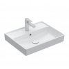 Villeroy & Boch Collaro - Umývadlo 60x47 cm, s prepadom, otvor na batériu, alpská biela 4A336001