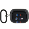 BMW Puzdro BMW BMAP222SWTK pre AirPods Pro 2, čierne, čierne, viacfarebné linky 26493