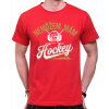 Fajntričko Tričko - Nemôžem, mám hockey, Farba **červená**, Strih/ Variant Pánsky/UNISEX