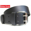 Služobný kožený opasok 6 cm