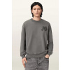AllSaints oversize mikina pánska bavlnená INSIGNIA M029NE sivá L