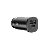 Nabíječka do auta Baseus 30W 1x USB,1x USB-C černá CCALL-AS01