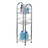 Sivý kúpeľňový regál 22x81 cm – Premier Housewares