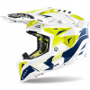 AIROH prilba AVIATOR 3.0 Spin gloss yellow/blue - XS