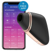 Satisfyer Love Triangle - inteligentný vákuový stimulátor klitorisu (čierny)